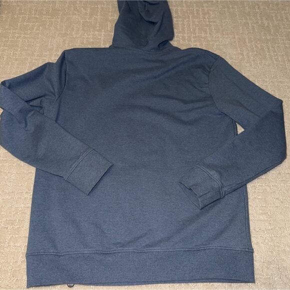 Patagonia‎ Men’s Uprisal Hoodie Sweatshirt Large Blue Gray Logo Pullover - Picture 9 of 9